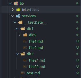 Testing data files